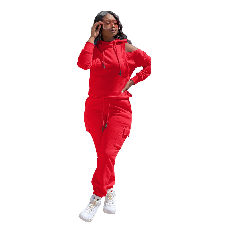 Xmas Wholesale 2pcs Sweatsuit Sets Hoodies + Sweatpantrs SO210261