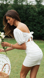 Solid Color Bodycon Wholesale Dresses White Dress Wholesale Boutique Clothing