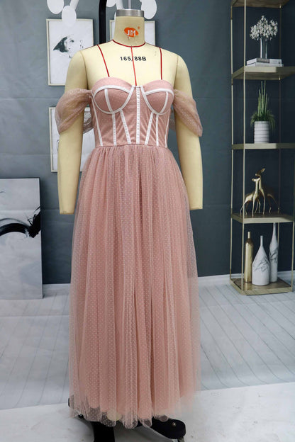 Princess Off Shoulder Elegant Prom Evening Dress