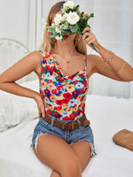 Sexy Camisole Shirt Casual Floral Summer Tank Tops Wholesale