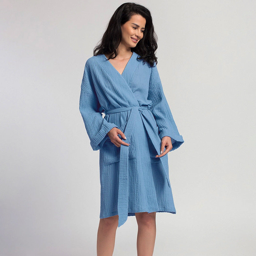 Casual Loose Long Sleeve Pocket Commuter Dress Wholesale Dresses