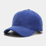 Retro Corduroy Peaked Cap Solid Color Casual Women Wholesale Hats