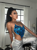 Sexy Nightclub Acrylic Heart Style Vest Wholesale Womens Tops