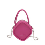 Fashion Design Pu Candy-Colored Small Bag Chain Small Square Wholesale Bags
