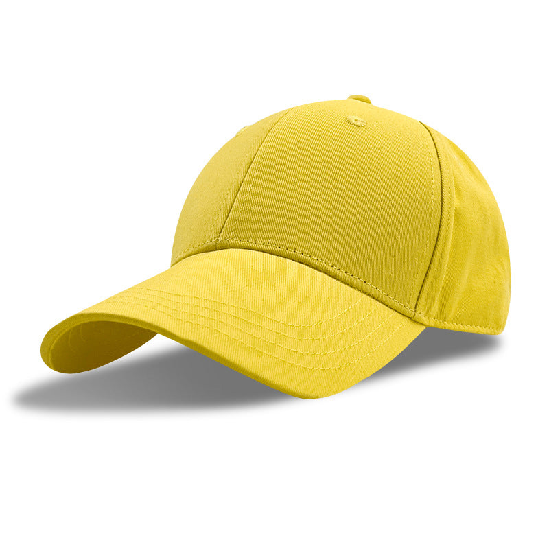 Fashion Sunshade Peaked Cap Solid Color Casual Outdoor Customizable Wholesale Hats
