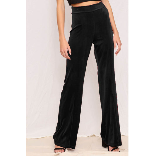 Solid Color High Waist Straight Casual Velvet Trousers Wholesale Pants