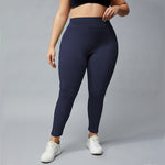 Seamless Mesh Stitching Sport Yoga Women Curvy Leggings Wholesale Plus Size Clothing