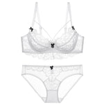 Lace Bowknot Bra & Underpants Sexy Women 2pcs Sets Lingerie Wholesales