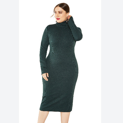 Bottomed Knitted Wholesale Plus Size Dresses For St. Patrick'S Day