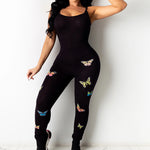 Printed Yoga Sexy Hip-Lifting Jump Suits Wholesale Jumpsuits