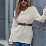 Commuter Solid Pullover Wholesale Sweaters