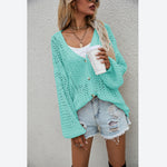 Knit Loose Button Down Wholesale Cardigans For Valentine'S Day & St. Patrick'S Day