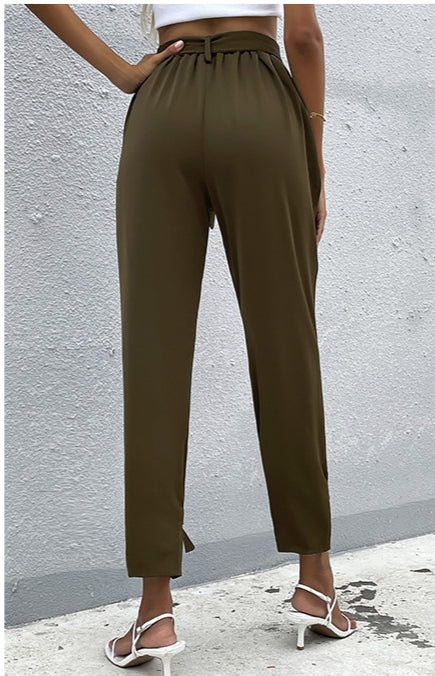 Casual Solid Color Women Pants Wholesale
