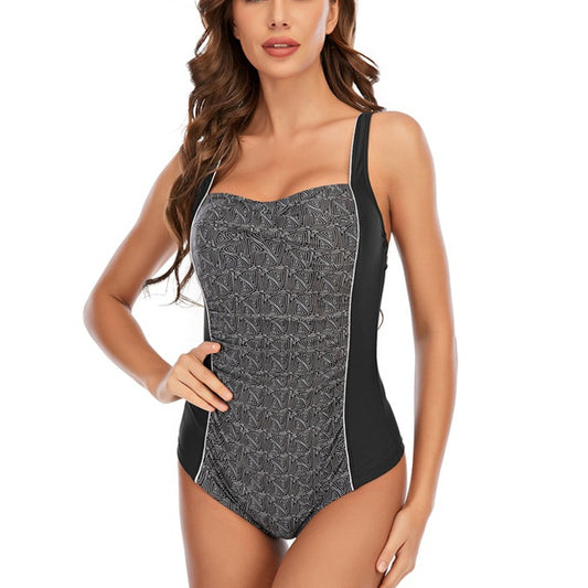 Printed One Piece Swimwear Beachwear Fashion Wholesale Swimsuit Vendors