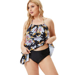 Floral Print Curvy Tankini Swimsuits Wholesale Plus Size Women Swimwears
