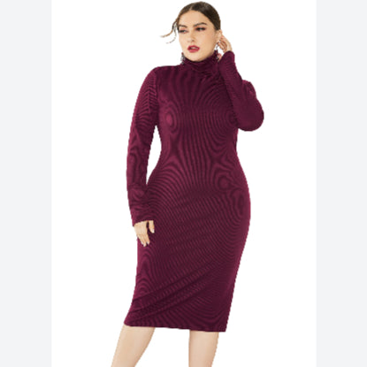 Bottomed Knitted Wholesale Plus Size Dresses For St. Patrick'S Day