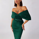 Solid Irregular Slim Wholesale Vintage Dresses For St. Patrick'S Day