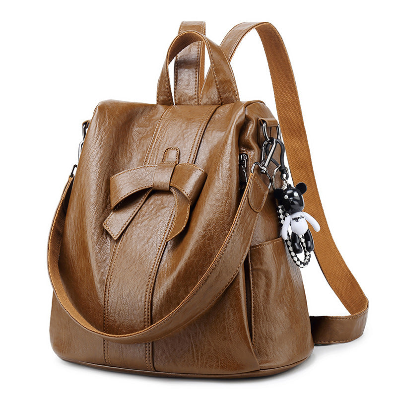 Fashion Anti-Theft All-Match Multi-Purpose Travel Cute Bow Backpack Wholesale Women Accessories