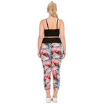 Tight Sport Bra & Leggings Fashion Printed Curve Yoga Fitness Suits Activewears Plus Size Two Piece Sets Wholesale