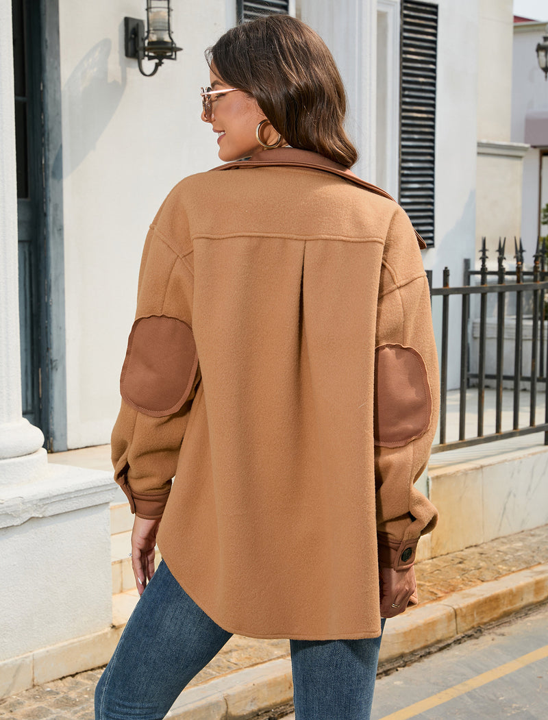 Flocked Single-Breasted Midi Long-Sleeve Jacket Wholesale Coats