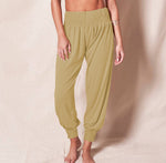 Solid Color Ankle-Tied Harem Pants Loose Casual Sports Womens Yoga Trousers Wholesale