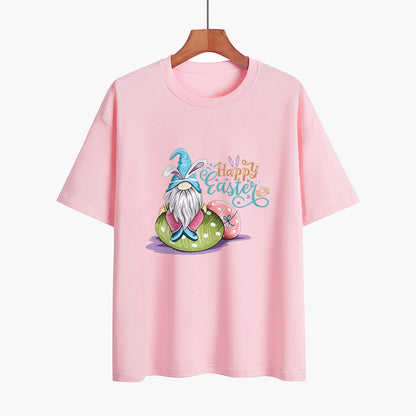 Women Fashion Easter Print Wholesale Summer T-shirts Tops