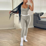 Fashion Sleeveless Sling Slim Workout Yoga Women Jump Suit Wholesale Jumpsuits