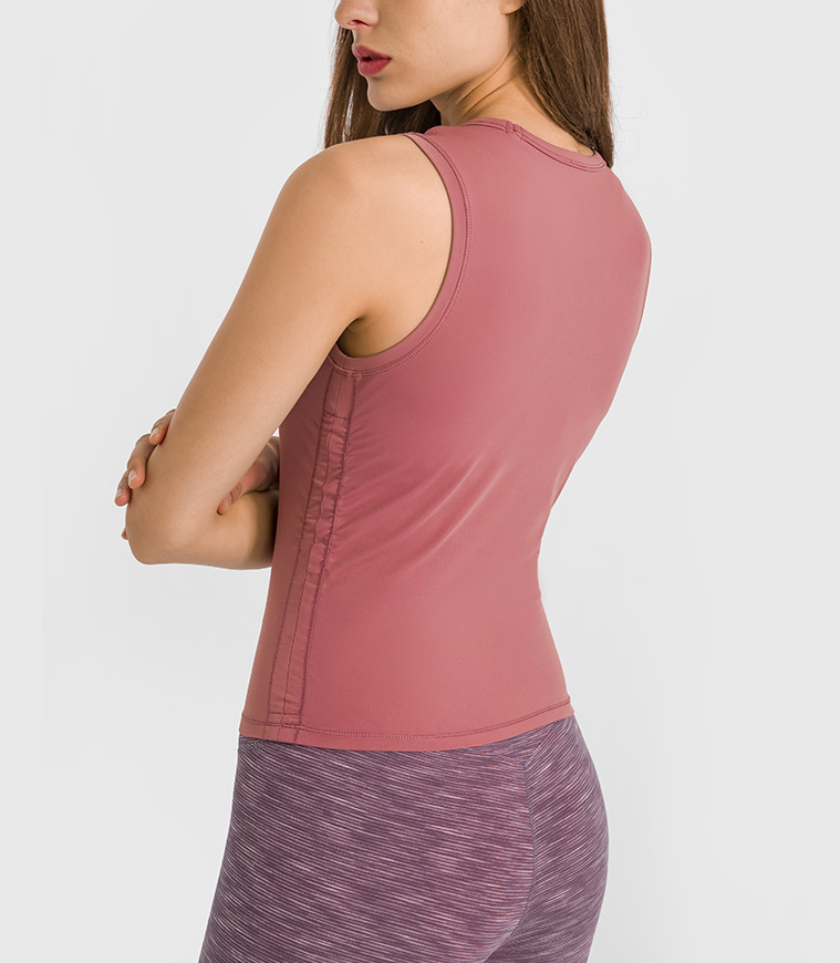 Sports Running Yoga Tank Top Skinny Solid Color Fitness Wholesale Womens Activewear