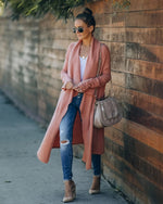 Solid Lapel Collar Jacket Womens Long Sleeve Fashion Cardigans Wholesale Clothing Vendors