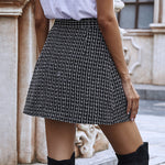 Black Skirt Retro A Line Short Skirt High Waist Women Wholesale Clothing Vendors