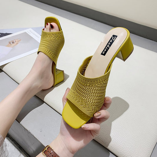 Women's Platform High Heel Slides Sandals Wholesale Shoes