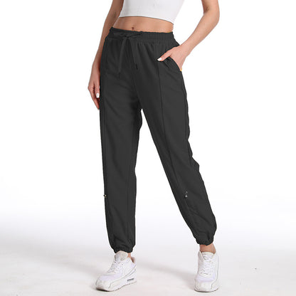 Casual Sports Pants Drawstring Breathable Quick-Drying Loose Fitness Trousers Women Workout Clothes In Bulk