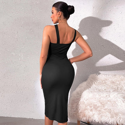 Fashion Sleeveless Sexy Slim Bodycon Dress Wholesale Dresses