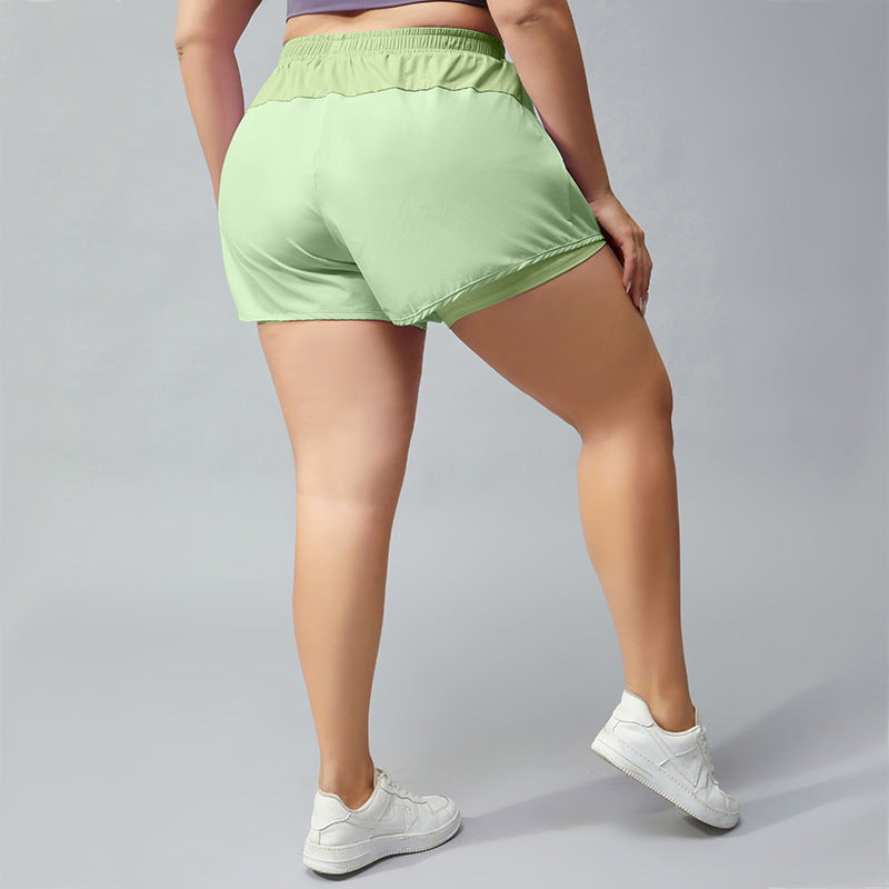 Women Mesh Sports Short Sports Yoga Shorts Wholesale Plus Size Clothing