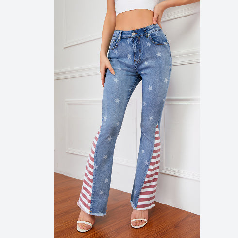 Women Casual High Waist Stretchy Wholesale Denim Jeans Pants