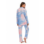 Tie-Dye Print Shirts & Pants Modal Homewear Pajamas Wholesale Loungewear Sets