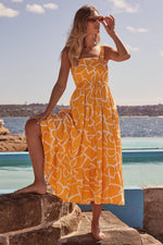 Strap Print Sleeveless Wholesale Swing Dresses For Women Summer