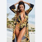 Fashion Coats With Swimwear Two Piece Outfits Swimsuit Wholesale Vendors