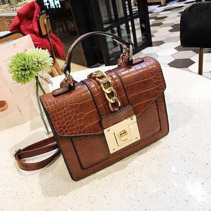 Stone Pattern Crossbody Handheld Small Square Bag Wholesale Women Bags