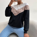 Fashion Crew Neck Long-Sleeve Sweatshirt Wholesale Womens Tops
