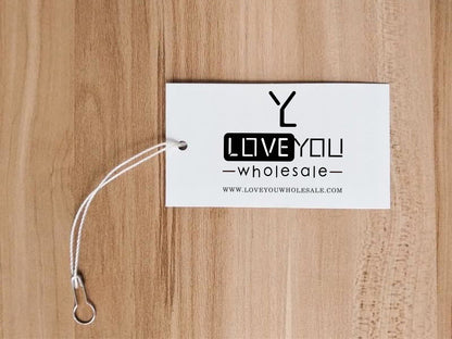 WHOLESALE 1000 PCS CUSTOMIZED HANGTAGS SET