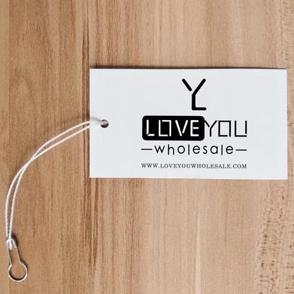 WHOLESALE 1000 PCS CUSTOMIZED HANGTAGS SET