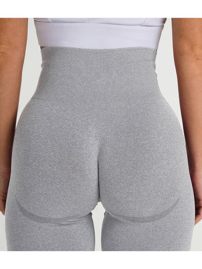 Sports Fitness Yoga Seamless Tight Women Workout Shorts High Rise Scrunch Butt