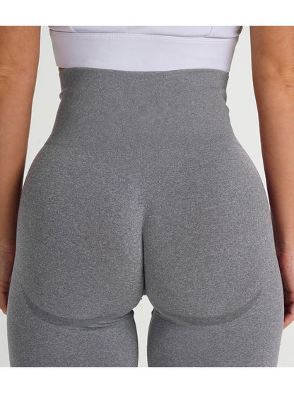 Sports Fitness Yoga Seamless Tight Women Workout Shorts High Rise Scrunch Butt