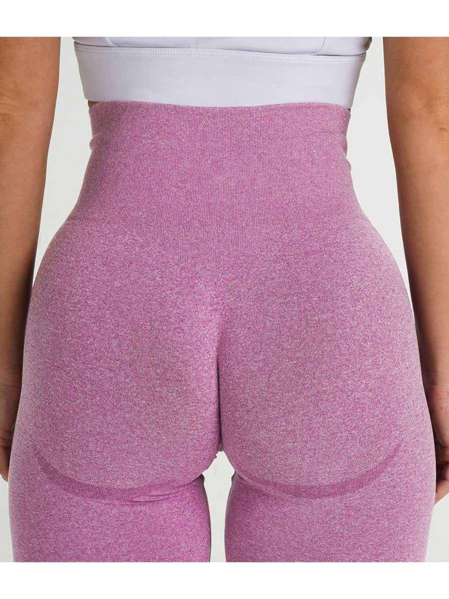 Sports Fitness Yoga Seamless Tight Women Workout Shorts High Rise Scrunch Butt