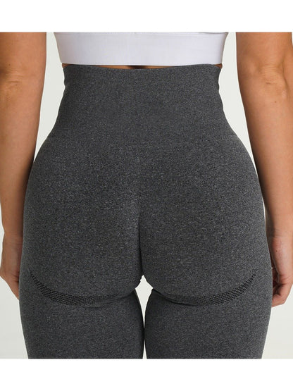 Sports Fitness Yoga Seamless Tight Women Workout Shorts High Rise Scrunch Butt