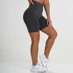 Sports Fitness Yoga Seamless Tight Women Workout Shorts High Rise Scrunch Butt