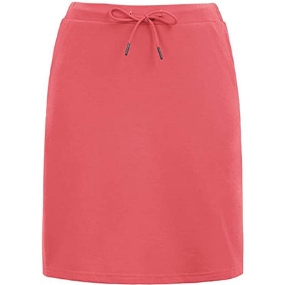 Best Sell Two Tiers Drawstring Waist Pocket Detail Skirt Shorts